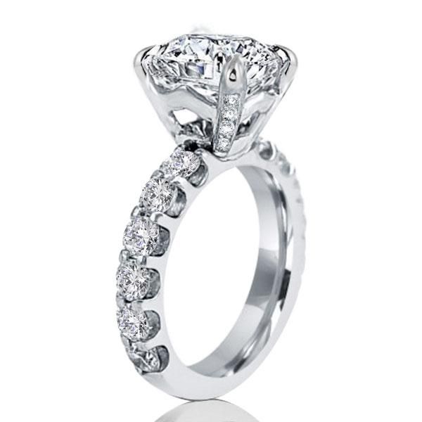 Italo 3 Carat Engagement Ring Classic Engagement Ring Size 7(U.S.)