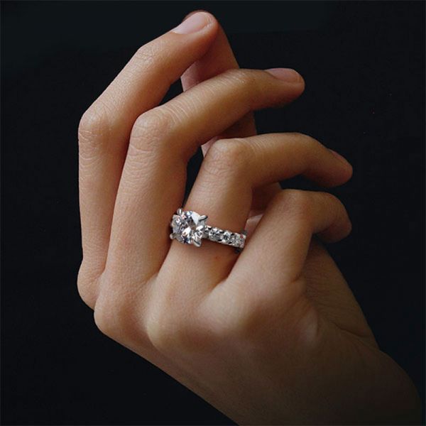 Test Order & Payment-  Italo 3 Carat Engagement Ring Classic Engagement Ring Size 7(U.S.)