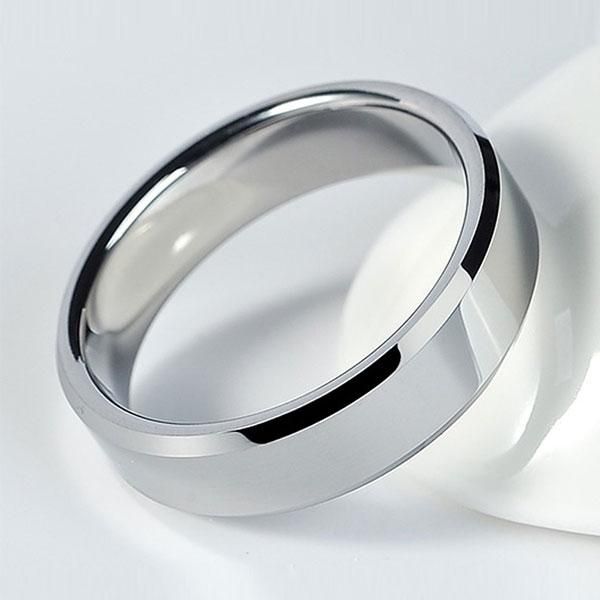 Italo Size 12(U.S.) Glaze Titanium Steel Men's Wedding Band